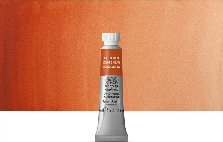 Winsor & Newton - Akvarelfarve - Light Red 5 Ml