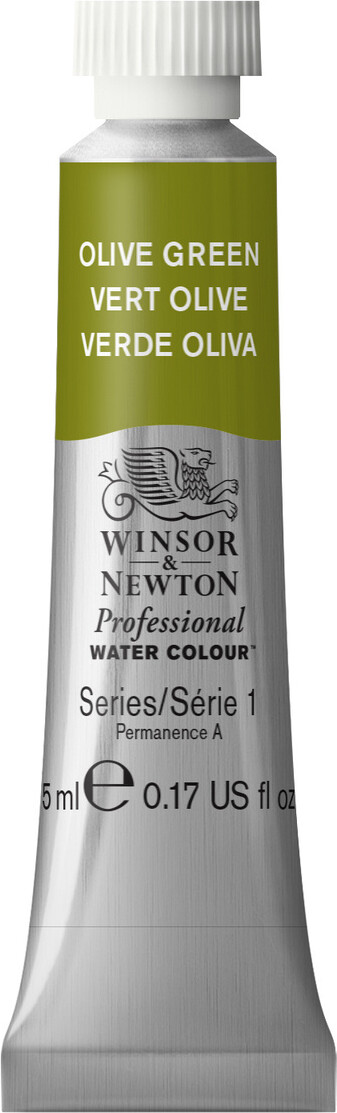 Winsor & Newton - Akvarelfarve - Olive Green 5 Ml