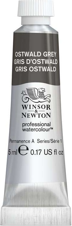 Winsor & Newton - Akvarelfarve - Ostwald Grey - 5 Ml