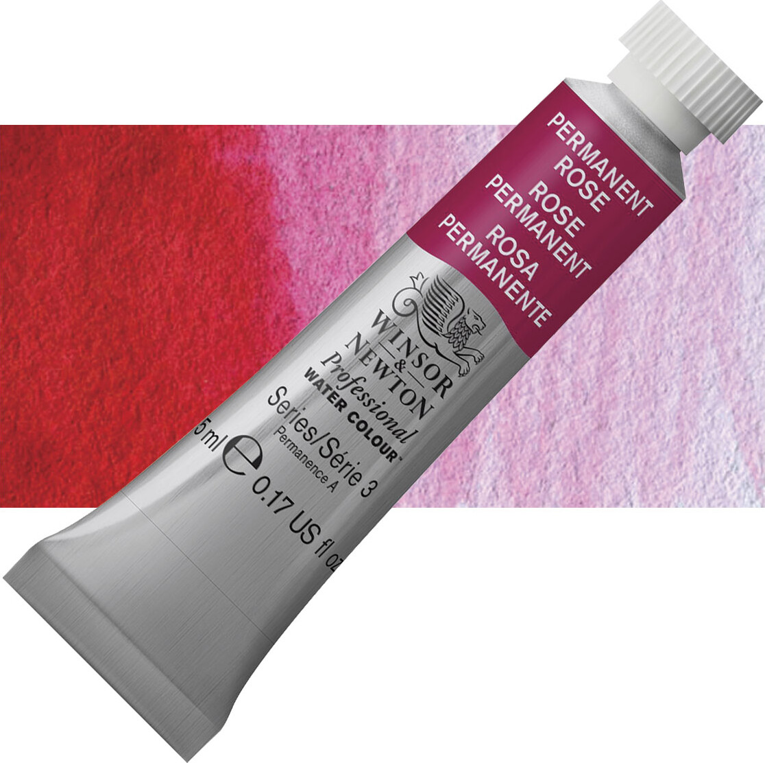 Winsor & Newton - Akvarelfarve - Permanent Rose 5 Ml