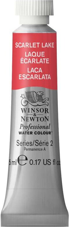 Winsor & Newton - Akvarelfarve - Scarlet Lake Row - 5 Ml