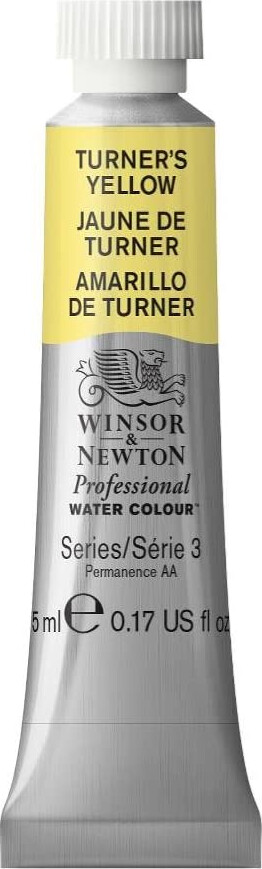 Winsor & Newton - Akvarelfarve - Turners Yellow 5 Ml