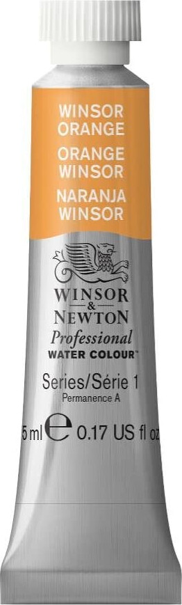 Winsor & Newton - Akvarelfarve - Winsor Orange 5 Ml