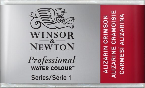 Winsor & Newton - Akvarelfarve Pan - Alizarin Crimson