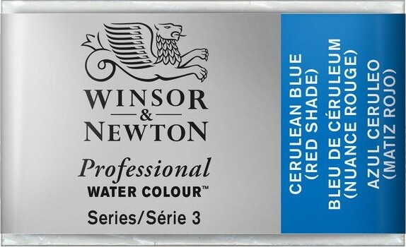 Winsor & Newton - Akvarelfarve Pan - Cerulean Blue Red Shade