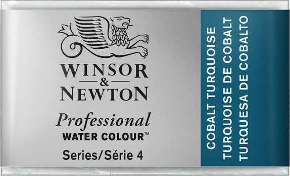 Winsor & Newton - Akvarelfarve 1/2 Pan - Cobalt Turquoise