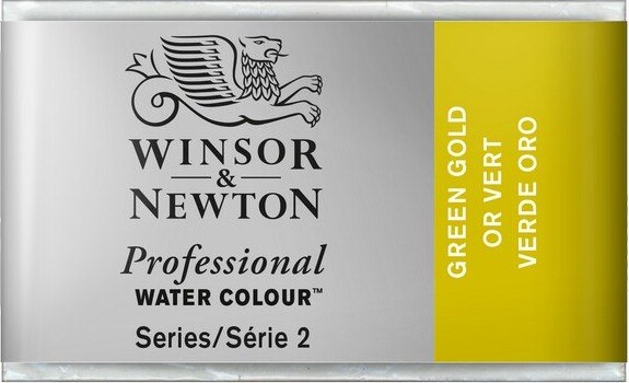 Winsor & Newton - Akvarelfarve Pan - Green Gold