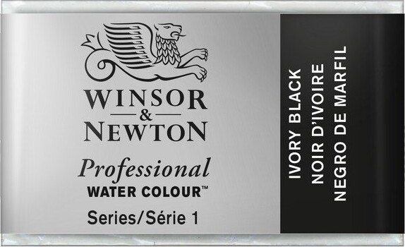 Se Winsor & Newton - Akvarelfarve Pan - Ivory Black hos Gucca.dk