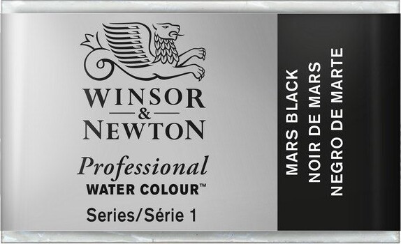 Winsor & Newton - Akvarelfarve Pan - Mars Black