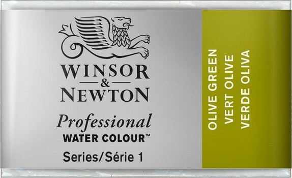 Se Winsor & Newton - Akvarelfarve Pan - Olive Green hos Gucca.dk