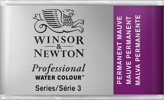 Winsor & Newton - Akvarelfarve Pan - Permanent Mauve