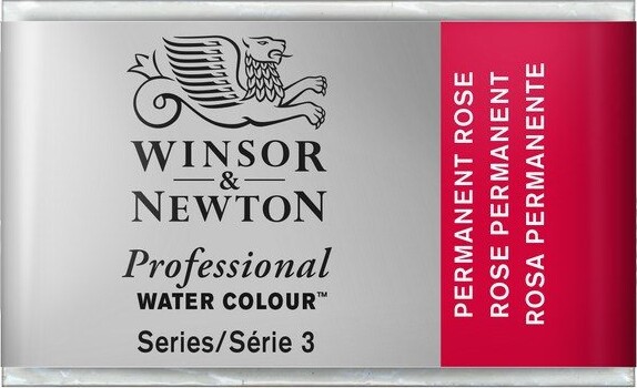 Winsor & Newton - Akvarelfarve Pan - Permanent Rose