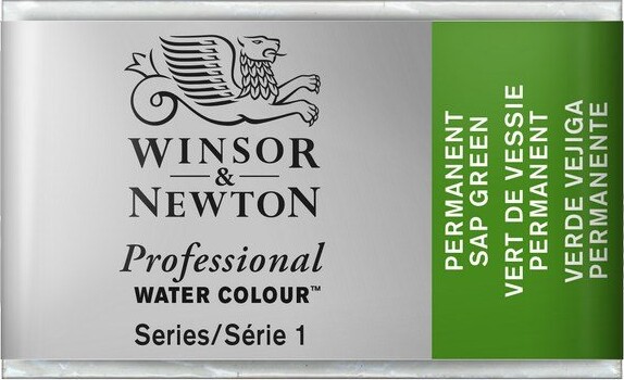 Billede af Winsor & Newton - Akvarelfarve Pan - Permanent Sap Green