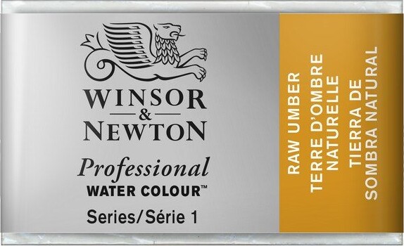 Se Winsor & Newton - Akvarelfarve Pan - Raw Umber hos Gucca.dk
