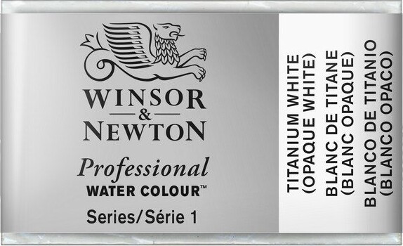 Se Winsor & Newton - Akvarelfarve Pan - Titanium White hos Gucca.dk