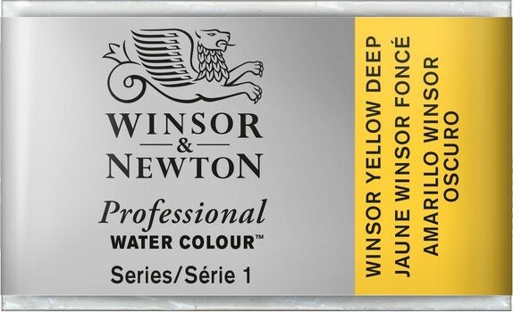 Winsor & Newton - Akvarelfarve Pan - Winsor Yellow Deep