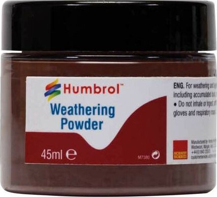 Billede af Humbrol - Weathering Powder - Mørk Jord 45 Ml