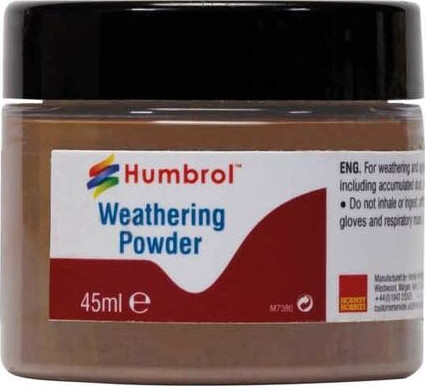 Se Humbrol - Weathering Powder - Mørk Rust 45 Ml hos Gucca.dk