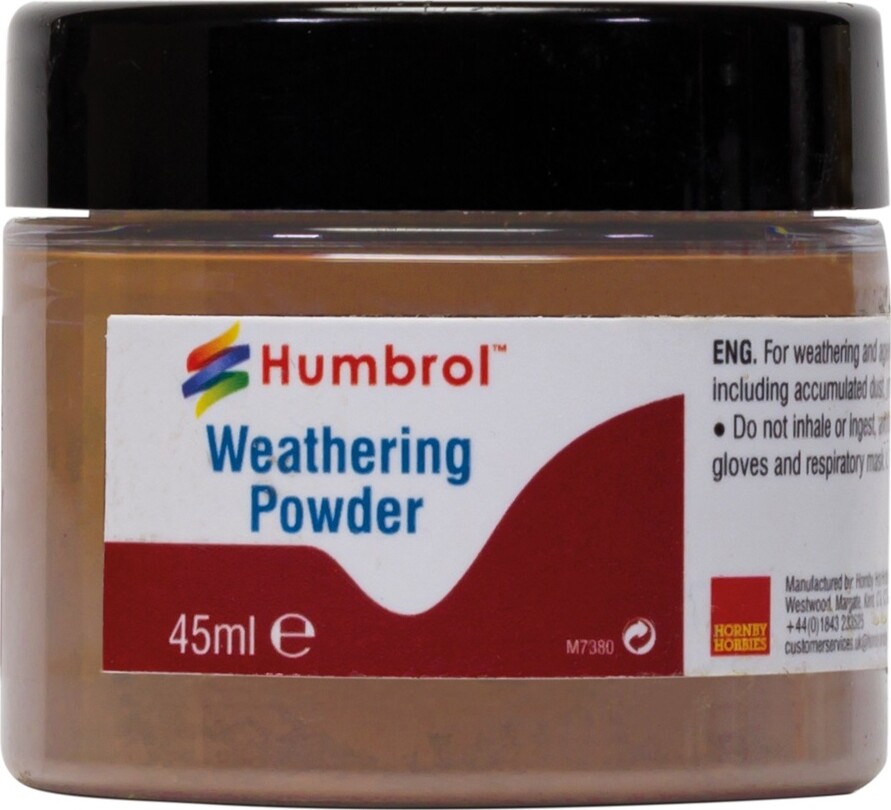 Se Humbrol - Weathering Powder - Lys Rust 45 Ml hos Gucca.dk
