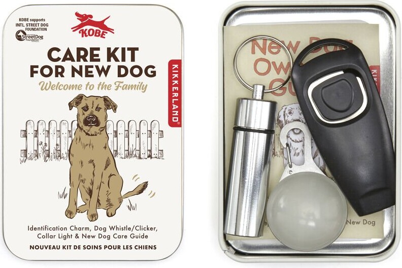 Se Kikkerland - Hunde Kit - Welcome To The Family! - 4 Dele hos Gucca.dk