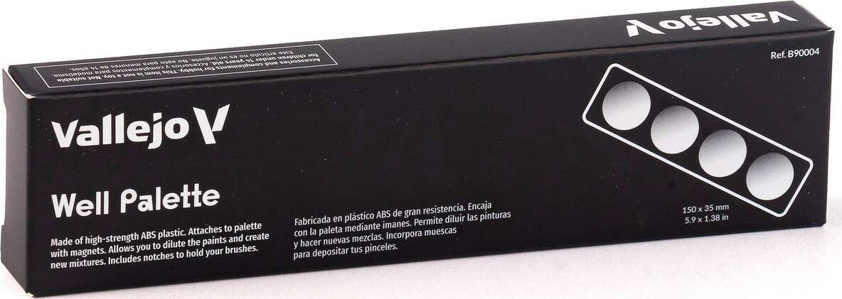Vallejo - Well Palette Med Magnetfastgørelse - B90004