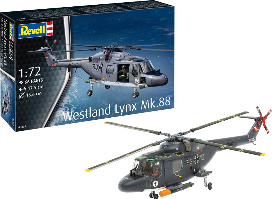 Revell - Westland Lynx Mk 88 Helikopter Byggesæt - 1:72 - 03805