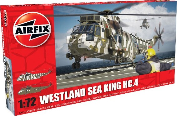Se Airfix - Westland Sea King Hc.4 Helikopter Byggesæt - 1:72 - A04056 hos Gucca.dk