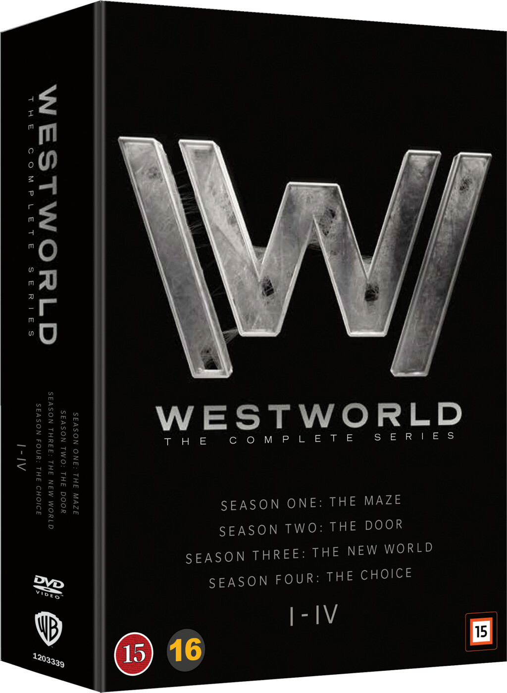 Westworld - Sæson 1-4 - DVD - Tv-serie