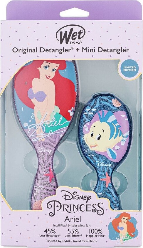 Billede af Wet Brush - Disney Princess Kit Original Detangler + Mini Børste Ariel