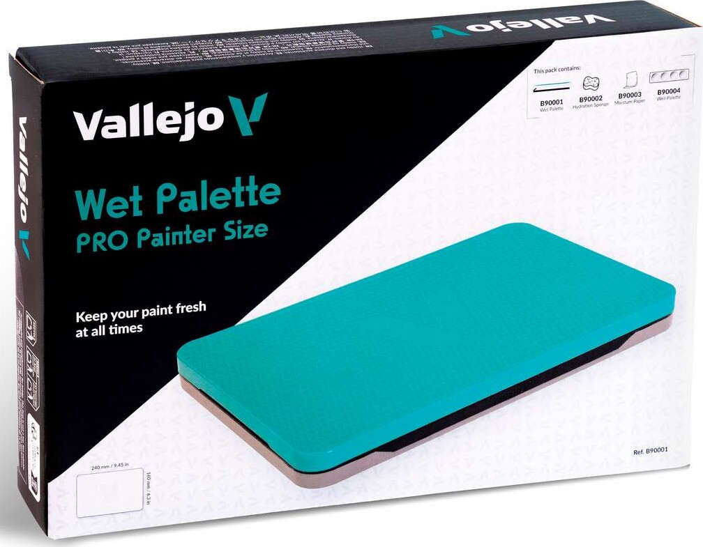 Køb Vallejo - Wet Palette - Pro Painter Size - B90001