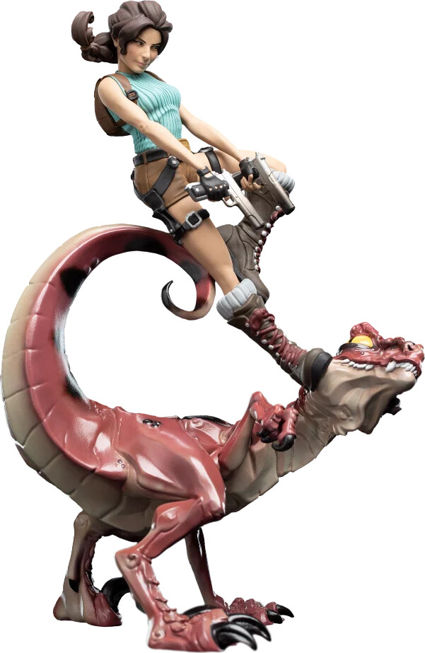 Weta Workshop - Tomb Raider - Lara Croft & Raptor Figure (Mini Epics) - Figur