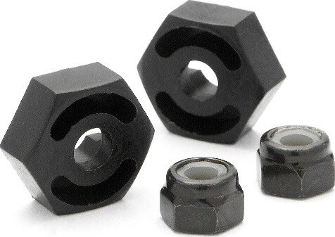 Wheel Adapter (4pcs Hex/pin & Nut/sprint) - Hp85003 - Hpi Racing