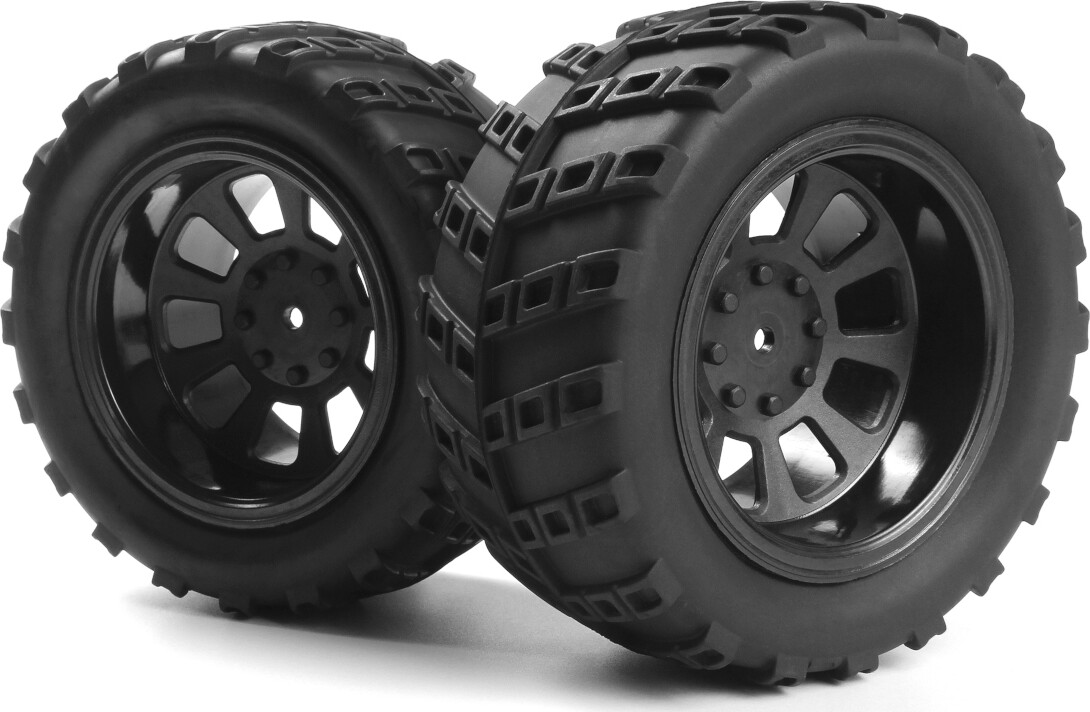 Wheel & Tire Set (2pcs) Phantom Xt - Mv150612 - Maverick Rc