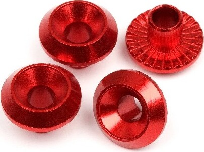 Wheel Washer (red/4pcs) - Hp86988 - Hpi Racing