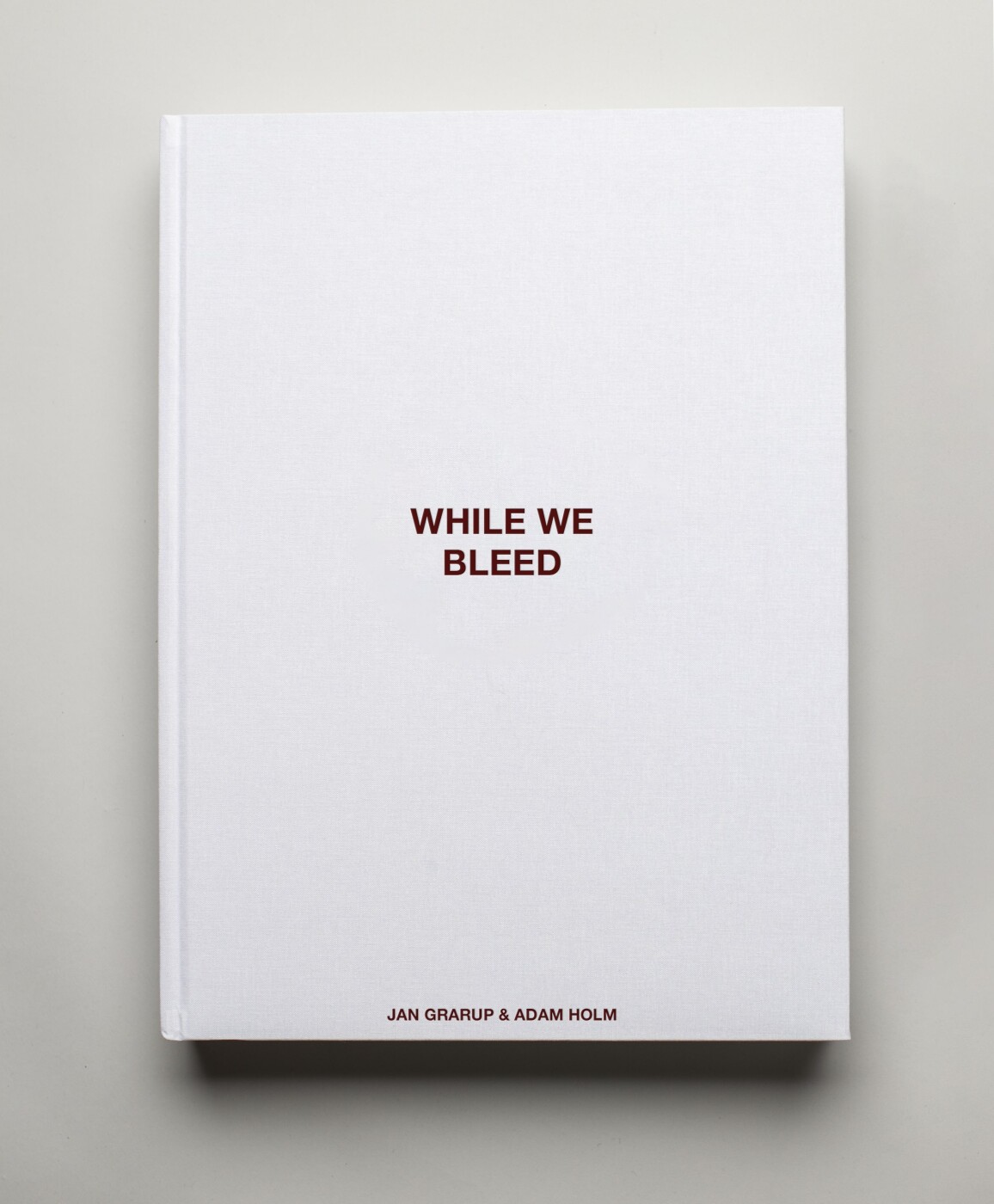 While We Bleed - The Limited Edition - Jan Grarup And Adam Holm - English Book