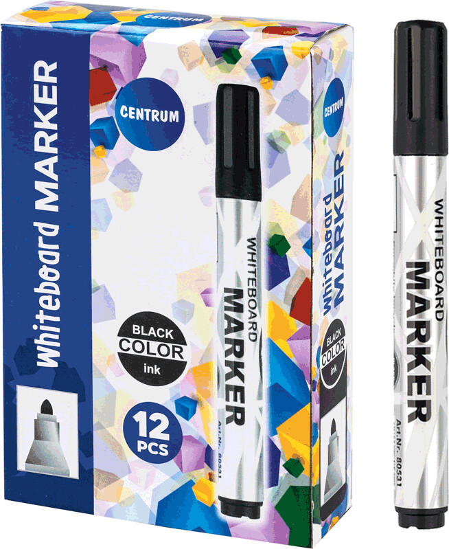 Whiteboardmarker Sort 2-5 Mm - Sort - Centrum