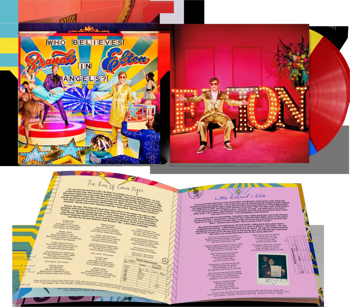 Elton John & Brandi Carlile - Who Believes In Angels - Vinyl Lp