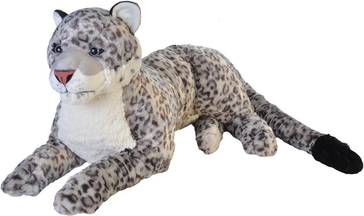 Wild Republic - Sneleopard Bamse - Jumbo Cuddlekins - 76 Cm