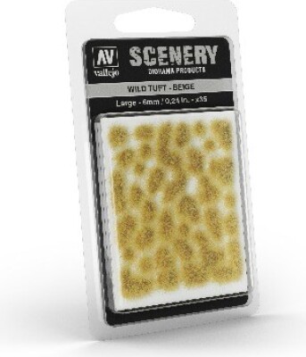Vallejo - Scenery - Wild Tuft - Beige - 6 Mm - Sc420