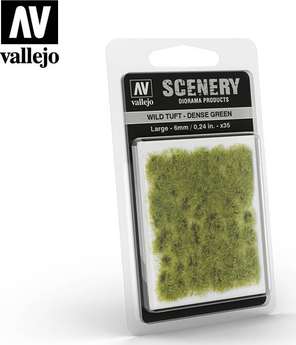 Vallejo - Scenery - Wild Tuft - Dense Green 6 Mm - Sc413