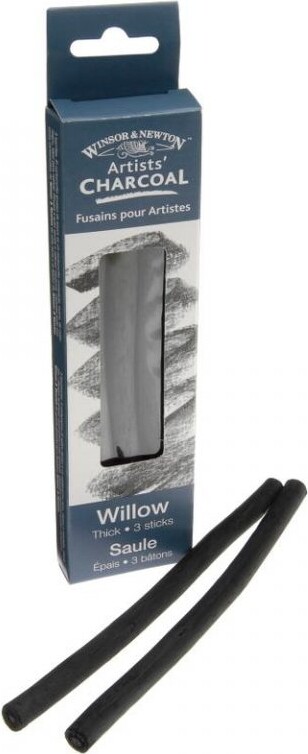 Winsor & Newton - Tegnekul - Charcoal Willow Thick - 3 Stk.