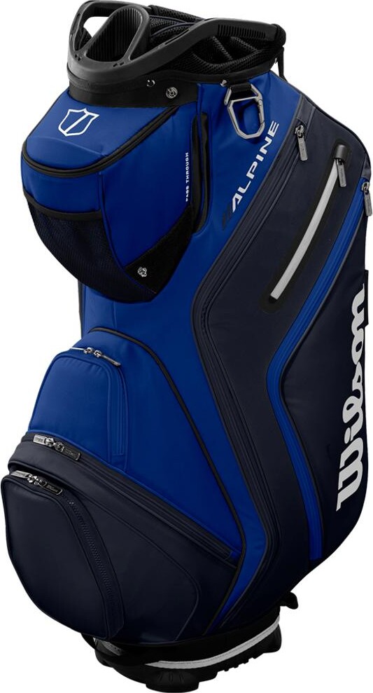 Wilson - Alpine Cart Bag With Embroidery - Navy/blue