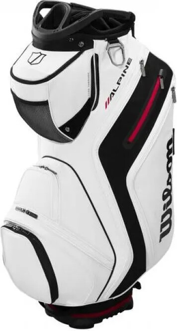 Wilson - Alpine Cart Bag With Embroidery - White/black