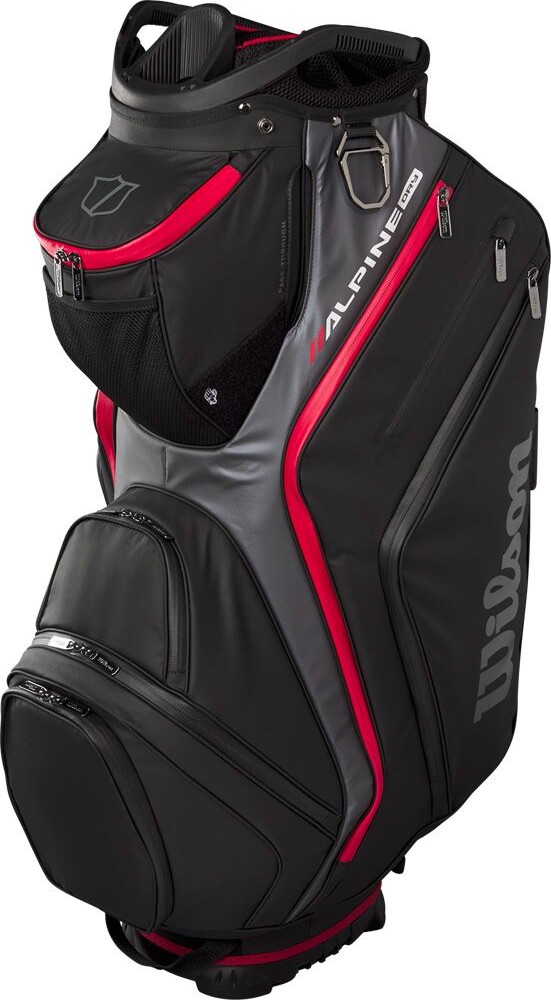 Wilson - Alpine Dry Golf Taske - Sort/grå/rød