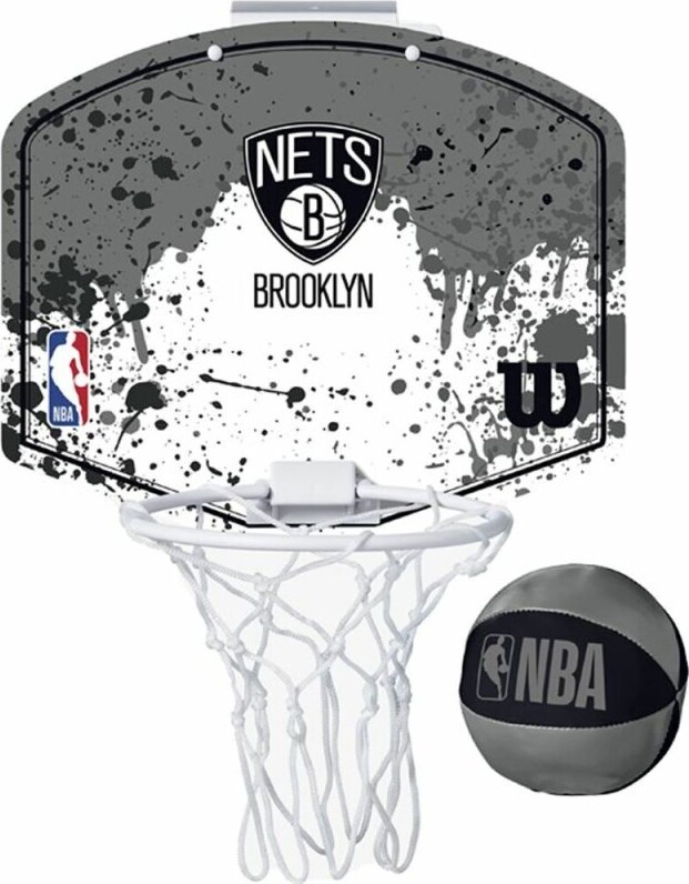 2: Wilson - Brooklyn Nets Basketball Sæt - Kurv Og Bold