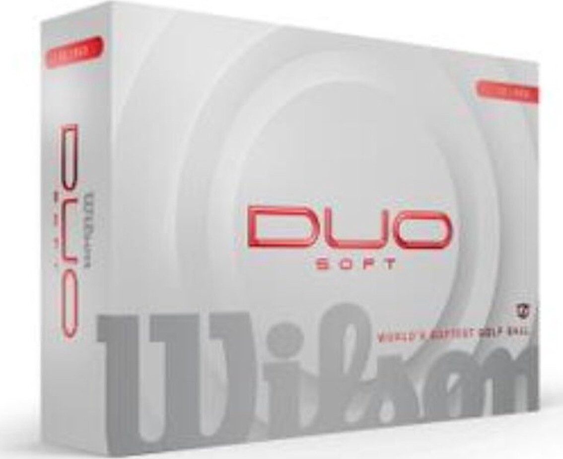 Wilson - Duo Soft Golf Ball - Red - 12 Balls