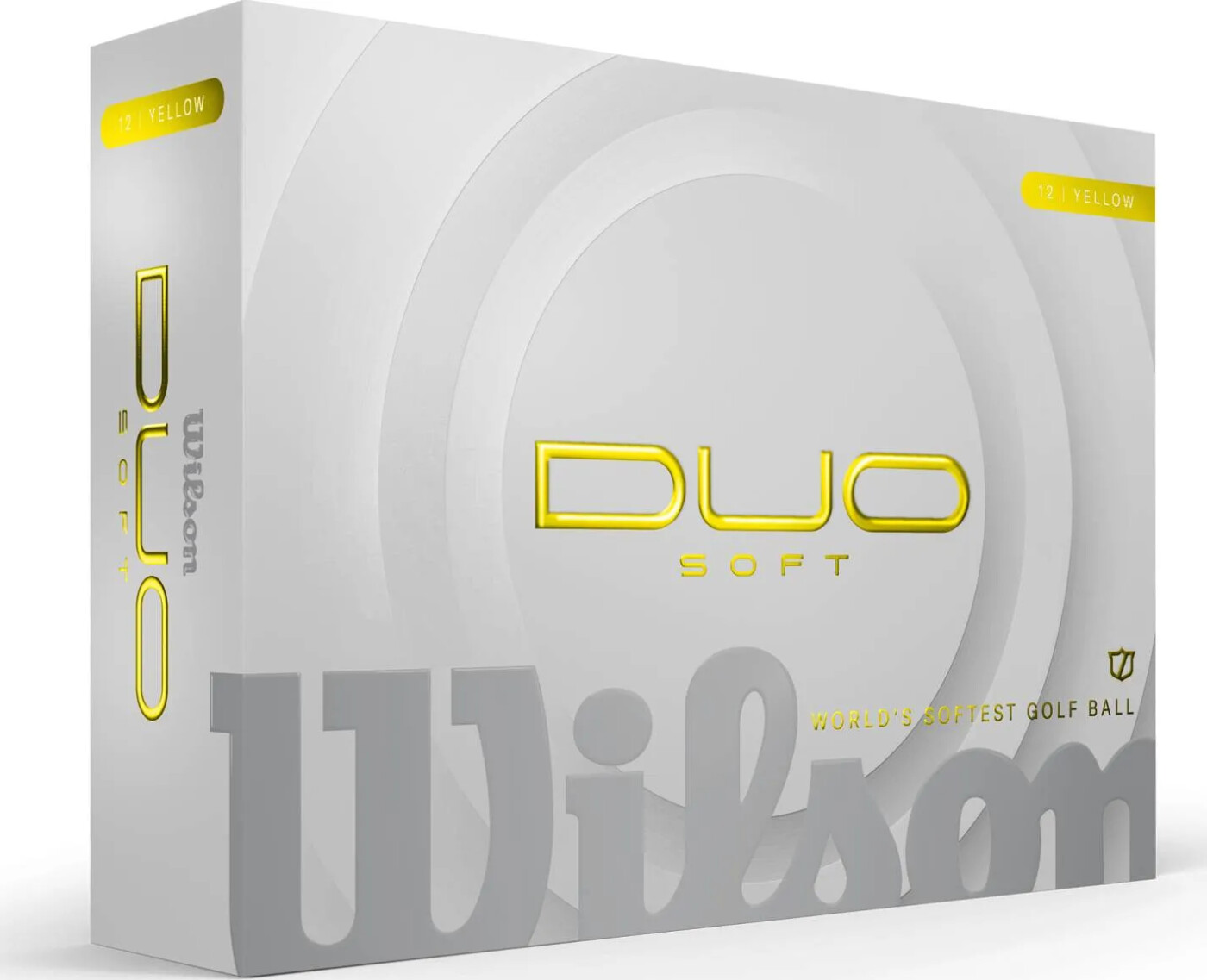 Wilson - Duo Soft Golf Ball - Yellow - 12 Balls