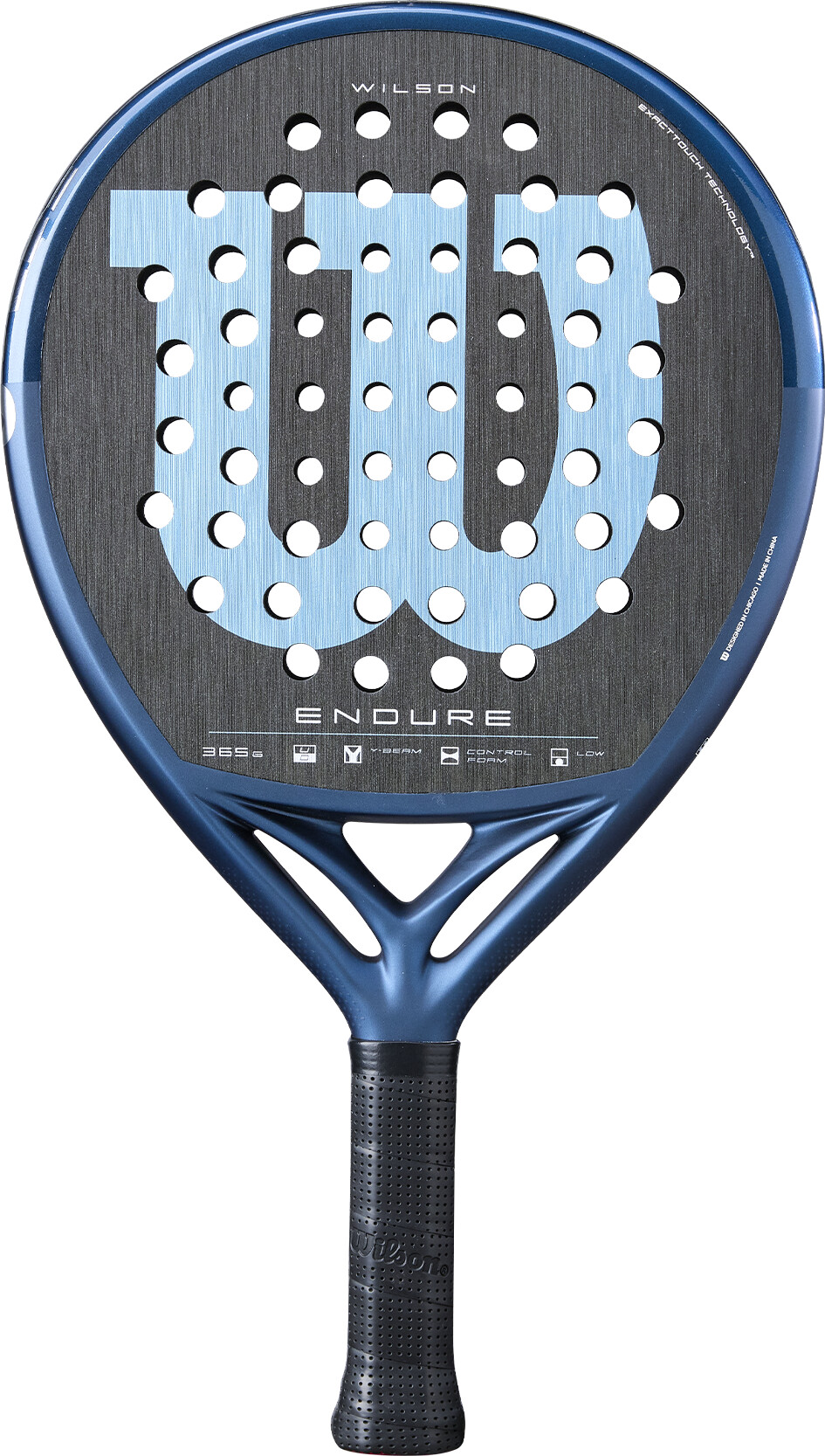 Wilson - Endure V1 Padel Racket - Avanceret Kontrol Og Karbonfiber Til Defensive Spillere