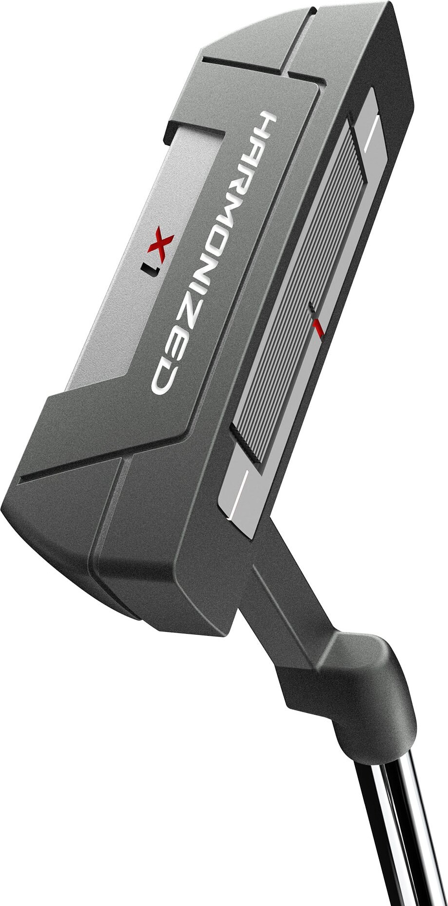 Wilson Harmonized X1 Plumber Neck Putter - Gray/White/Red - Højre - Str. 34" - Wilson Staff Harmonized (2025) Standard Sort/Grå