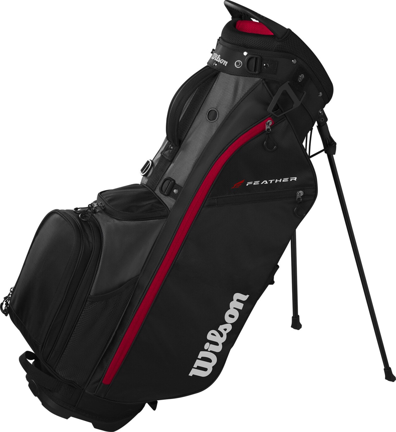 Wilson - Let Golf Taske - Sort/grå/rød